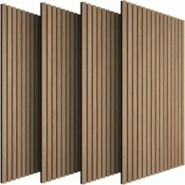 Tectake Panneaux acoustiques SONIC WALL aspect bois - Chêne clair, Lot de 4 - 406036 - marron Bois manufacturé 406036 Tectake Panneaux acoustiques SONIC WALL aspect bois - Chêne clair, Lot de 4 - 406036 - marron Bois manufacturé 406036