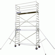 Échafaudage roulant aluminium DOCKER 85 version garde-corps EXMDS - Hauteur de travail : 5,90 m - DUARIB - 7125042 Échafaudage roulant aluminium DOCKER 85 version garde-corps EXMDS - Hauteur de travail : 5,90 m - DUARIB - 7125042