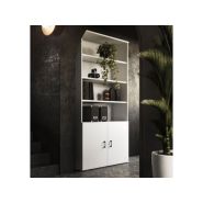 Armoire haute ouverte avec portes battantes h197 cm