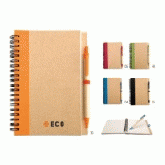 Bloc-note recyclé et stylo it3775-03 Bloc-note recyclé et stylo it3775-03