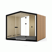 Cabine acoustique "TREEHOUSE" - 6 Places, 2 Parois vitrées, Nu Cabine acoustique "TREEHOUSE" - 6 Places, 2 Parois vitrées, Nu