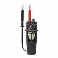 CHAUVIN ARNOUX - CA 742 IP2X - Détecteur de Tension pour VAT - Tension / Détection de Phase / Continuité - Pointes de Touche D4 IP2X - IEC 61 243-3, NF C 18-510, IP65, 600V CAT IV