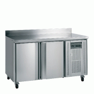 Comptoir pour saladette réfrigéré CK7210 2 portes GN1/1 Inox TEFCOLD