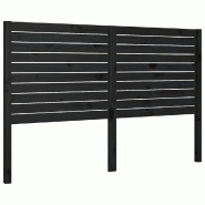 Décoshop26 - Tête de lit accessoire couchage chambre à coucher meuble 146 x 4 x 100 cm bois de pin noir TDL0202270 - noir 3000533588003 Décoshop26 - Tête de lit accessoire couchage chambre à coucher meuble 146 x 4 x 100 cm bois de pin noir TDL0202270 - noir 3000533588003