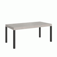 Itamoby Table Extensible 200/460X90 Cm Everyday Premium Pieds Cachemire Anthracite - gris multi-matériau VE200PREVE460-CH-AN