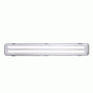 Nordlux Réglette WORKS IP65 2x10W 4000K Matière plastique Gris, H.7.3 - IP65 - G13 / Extérieur - gris 5701581339989