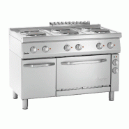 Plan de cuisson él. 700, B1200, 6PL, EBO 286247 Bartscher
