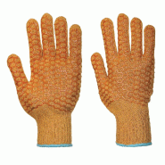 Portwest Gants Criss Cross PVC Orange L - Taille 9 - 9 orange A130ORRL