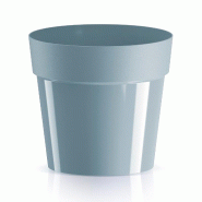 Prosperplast - Pot CUBE BASIC - 12,4x12,4x11,4 cm, gris clair - gris plastique polypropylène ZA3551