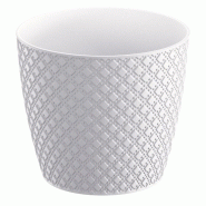 Prosperplast - Pot ORIENT 3,5 L - 18,9x18,9x16,7 cm, coloris Blanc - blanc plastique polypropylène ZA3531