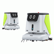 PUDU CC1 - Robot de nettoyage professionnel 4-en-1 avec balayage, aspiration, lavage et récurage