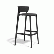 Tabouret in & out H94 AFRICA - noir