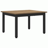 VidaXL Table basse Chêne artisan 60 x 50 x 36 cm Bois d'ingénierie Modèle Helios Concept Plus - 892565