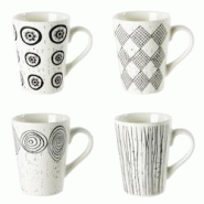 Coffret de 4 tasses Palawan 14 cl - Blanc Rond Porcelaine Table Passion - blanc porcelaine 3106232780851 Coffret de 4 tasses Palawan 14 cl - Blanc Rond Porcelaine Table Passion - blanc porcelaine 3106232780851