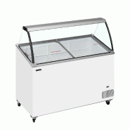 Congélateur vitré de crème glacée IC401SCE+SO (352 / 325 L) blanc TEFCOLD
