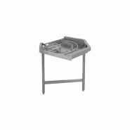 Convoyeur à rouleaux courbe mécanisé, 90° 800x800x875 mm - VIRTUS - 0615402552318