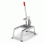 Coupe-patates manuel Sammic CF-5 (12 x 12 mm) - rendement 100-150 kg/heure, coupe précise, corps en acier inoxydable, grille 12x12 mm incluse - 10200