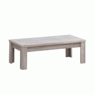 Deladeco Table basse contemporaine chêne gris Oliviera - gris 3665367164160