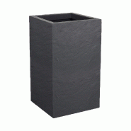 EDA Pot de fleur volcania up carre 36l - GRIS ANTHRACITE - gris 3086960263676