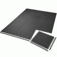 Ensemble de 12 dalles carrées eva tapis de sol sport noir 08_0000434