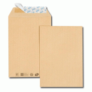 GPV Boîte de 250 pochettes Everyday kraft brun 260x330/24, 90 g/m², adhésives avec bande - 3250650042791