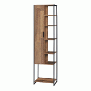 Helloshop26 - Meuble colonne de salle de bain 165 x 43 x 30 cm marron 03_0009952 - marron 3000224961511