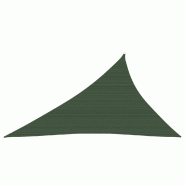 Helloshop26 - Voile toile d'ombrage parasol 160 g/m² vert foncé 3 x 4 x 5 m PEHD 02_0009428 - vert 3000509347764