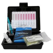 Kit d’analyse visuelle du Chlore, 0-500 ppm. Type: HR CHEMets Kit. 30 unités, marque Chemetrics - Ref.: NBD052 Kit d’analyse visuelle du Chlore, 0-500 ppm. Type: HR CHEMets Kit. 30 unités, marque Chemetrics - Ref.: NBD052