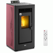 MSW - MSW MSW-PLT-9 Poêle à granulés 7.7 kW pour 50-225 m³ 5 niveaux Minuterie Chauffage à granulés Poêle à pellets - - 4062859188588