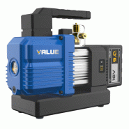 Pompe à vide sans fil 114 L/min en mallette métal - 2 batteries et 1 chargeur - R32