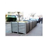 Recyclé  - cache-conteneurs - challenv - 2 bacs 4 roues 