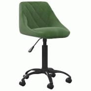 VidaXL Chaise De Salle à Manger Vert Foncé Velours - vert 335363 VidaXL Chaise De Salle à Manger Vert Foncé Velours - vert 335363