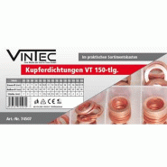 Assortiment Joints cuivre en coffret 150 pièces - VINTEC Assortiment Joints cuivre en coffret 150 pièces - VINTEC