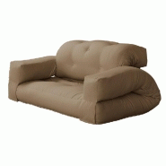 CANAPÉ FUTON STANDARD CONVERTIBLE HIPPO SOFA COULEUR MOCCA