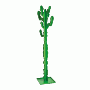 Cintre de sol Cactus 170 cm, structure autoportante en fer, design moderne pour entrée ou chambre, Made in Italy Vert - vert 8052190340390