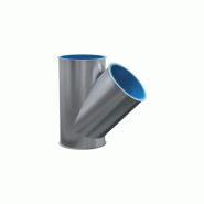 Culottes droites protection anti-abrasion - Diamètre 150 à 350 mm - Revêtement pulvérisation & galvanisé Culottes droites protection anti-abrasion - Diamètre 150 à 350 mm - Revêtement pulvérisation & galvanisé
