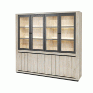 Deladeco Bibliothèque contemporaine chêne clair Flynn - 3665367199063