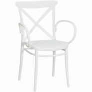 Fauteuil CROSS extérieur polypropylène - Référence 00670164OLI Fauteuil CROSS extérieur polypropylène - Référence 00670164OLI