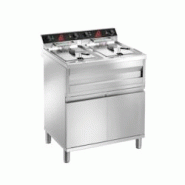 Friteuse électrique sur coffre 2 bacs - 12 + 12 litres | Sofraca - 92214C - 718603518807 Friteuse électrique sur coffre 2 bacs - 12 + 12 litres | Sofraca - 92214C - 718603518807