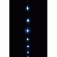 Guirlande MICROLED LIGHT 100 super brillantes micro LEDS blanc pur 10 M
