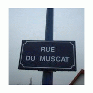 Panneaux d'affichage extérieur plaques de rues