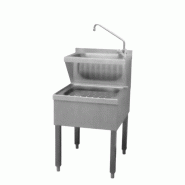 RM GASTRO Évier combiné avec batterie à actionner avec jambe 60 cm REDFOX - VKN 60 B - REDFOX - 0615402189200