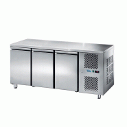 SOFRACA Table Réfrigérée Positive Gn 1/1 - 3 Portes - Prof 700 Mm - Réf:TRG3PSD - TRG3PSD