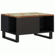 VidaXL Table basse 60x50x35 cm bois de récupération massif Modèle Céleste Prestige - 352867