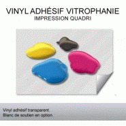 Vinyl adhésif vitrophanie au m2