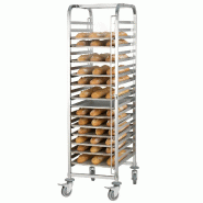 Worldmai Chariot à plateaux professionnel 600x400 INOX pour four industriel en acier inoxydable pour la boulangerie, la pâtisserie et la restauratio Worldmai Chariot à plateaux professionnel 600x400 INOX pour four industriel en acier inoxydable pour la boulangerie, la pâtisserie et la restauratio