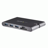 Adaptateur Multiport USB-C - Mini Dock USB Type C avec 4k HDMI ou 1080p VGA - 100W Power Delivery Pa