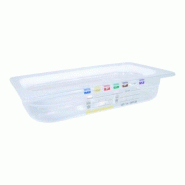 Bac HACCP Polypropylène GN 1/3 H. 65 mm - Gastroland - transparent plastique polypropylène 3701666002342