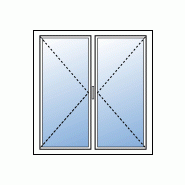 Fenêtre Mixte Bois / Alu 2 Vantaux Ouvrants à la Française Sur Mesure Référence: Fen Mixte 2 vtx Fenêtre Mixte Bois / Alu 2 Vantaux Ouvrants à la Française Sur Mesure Référence: Fen Mixte 2 vtx