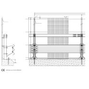 H2-w4 3 ondes wf lm - glissière de sécurité - marcegaglia buildtech - barrières terre plein central